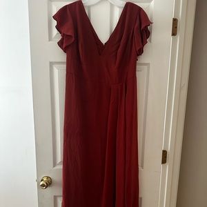 David’s bridal bridesmaid dress